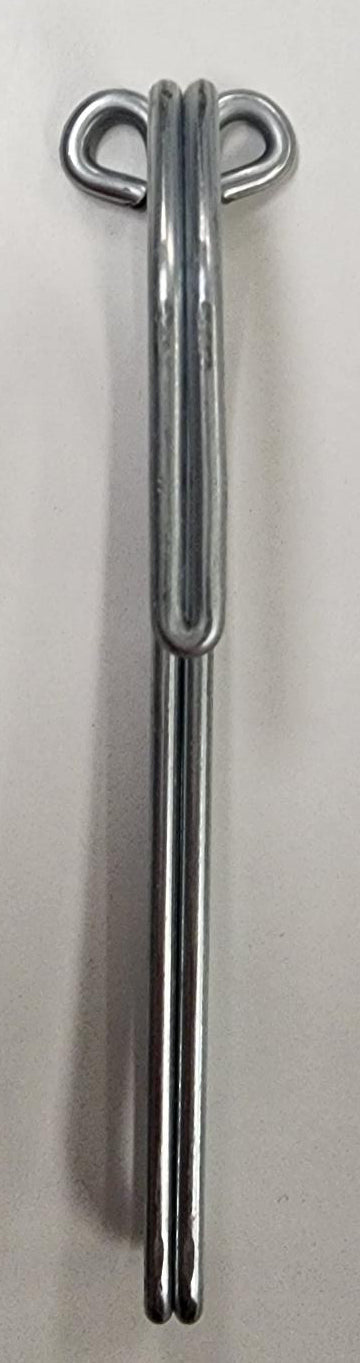 Two prong metal curtain hook 2072 (0mm offset)