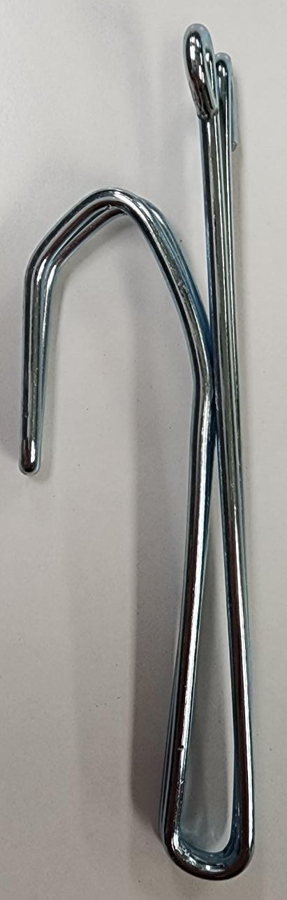 Two prong metal curtain hook 2073 (13mm offset)