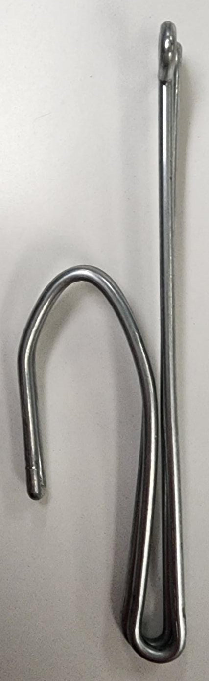 Two prong metal curtain hook 2074 (25mm offset)