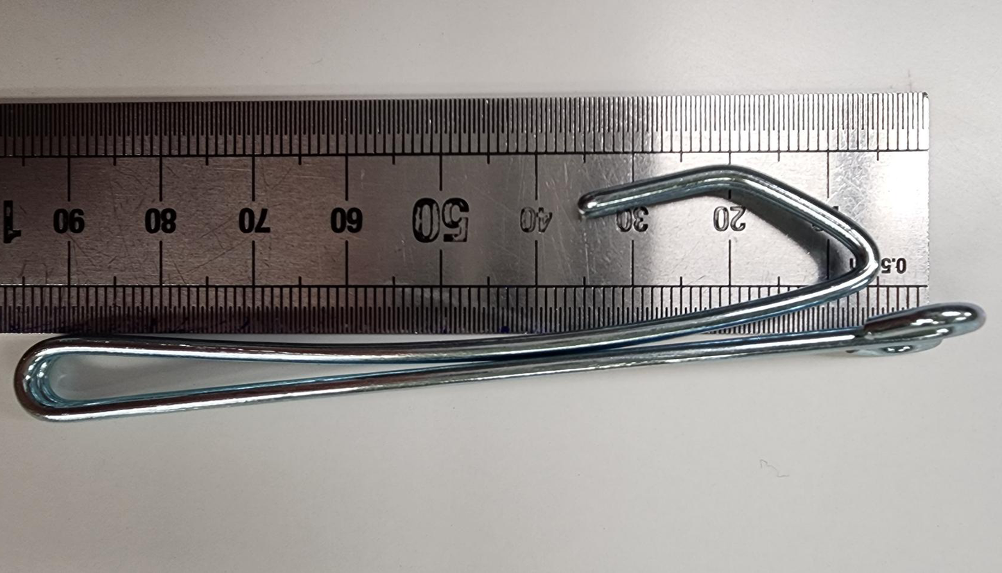 Two prong heavy duty metal curtain hook 4073 (13mm offset)