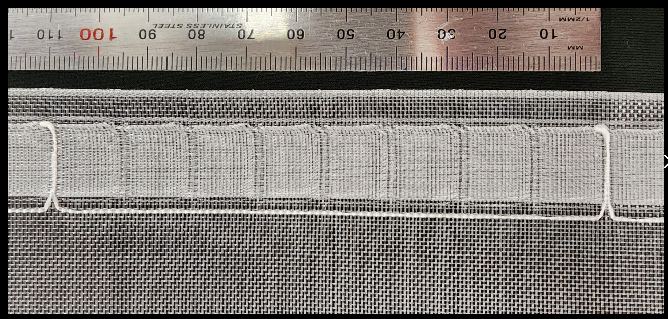Clear Wavefold Curtain Header Tape
