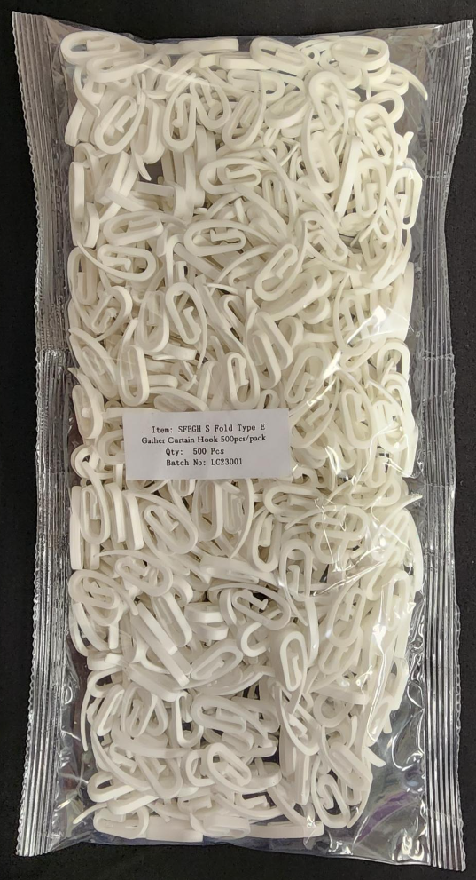 Nylon Curtain Gather Hooks 28mm