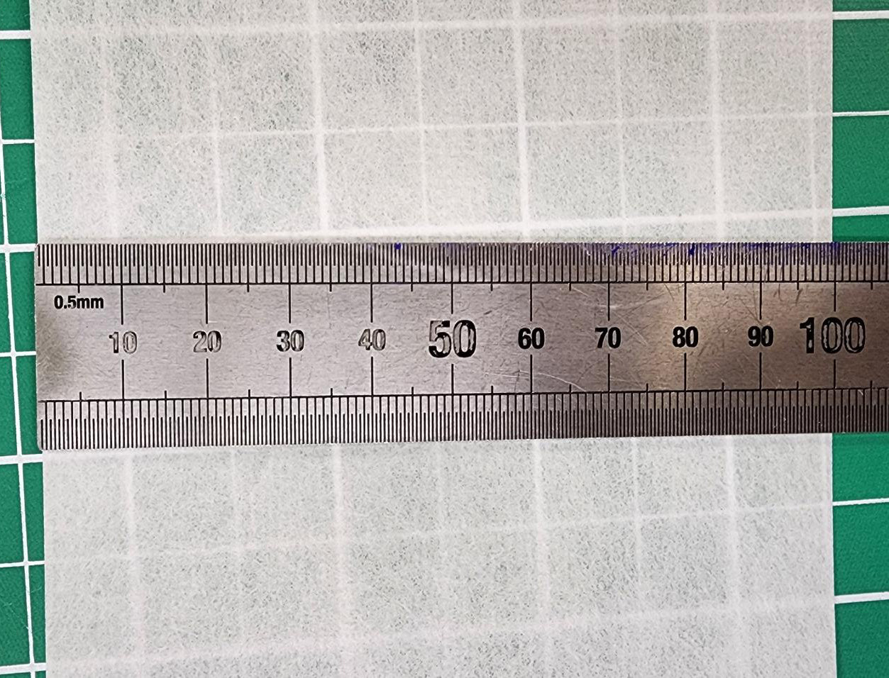 Pleated curtain header tape 100mm non woven light duty