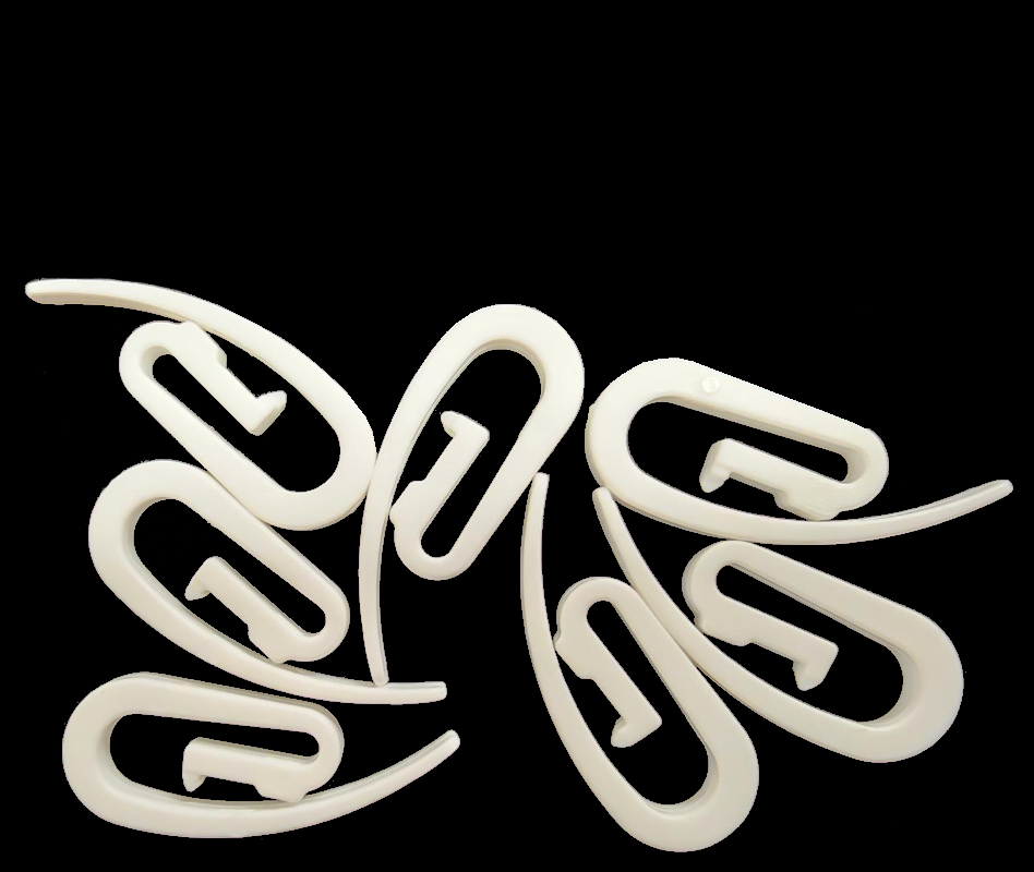 Nylon Curtain Gather Hooks 28mm