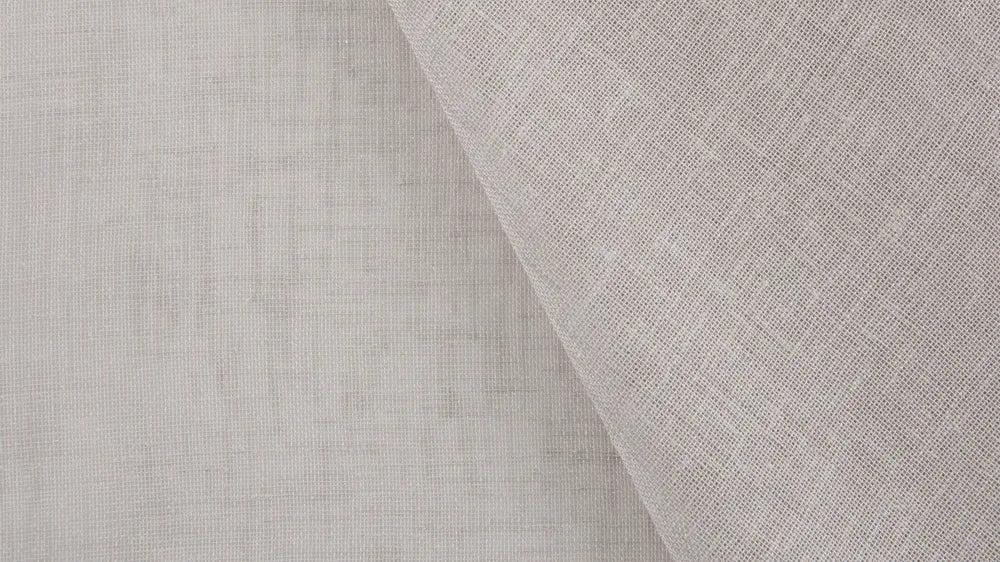 Nettex Bali Linen-Look Sheer Curtain Fabric, 330cm wide Polyester 1 metre