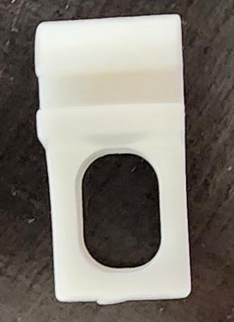 Standard curtain track runner white