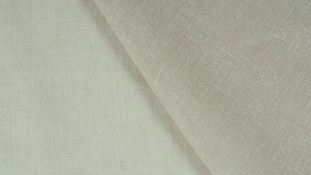 Nettex Bali Linen-Look Sheer Curtain Fabric, 330cm wide Polyester 1 metre