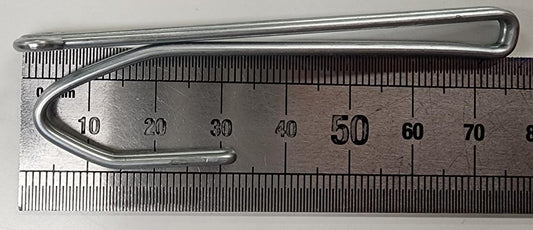 Two prong metal curtain hook 2072 (0mm offset)