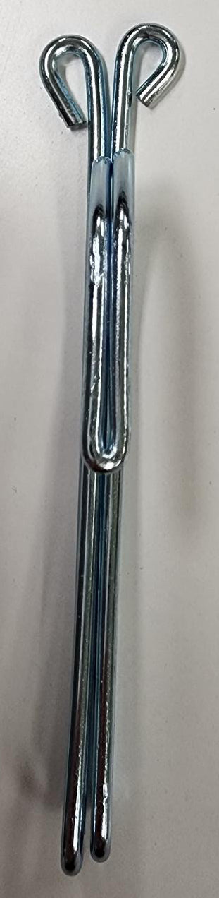Two prong metal curtain hook 2073 (13mm offset)