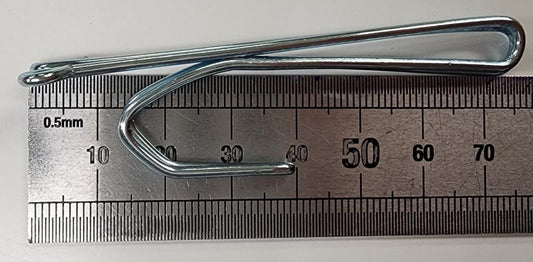 Two prong metal curtain hook 2073 (13mm offset)
