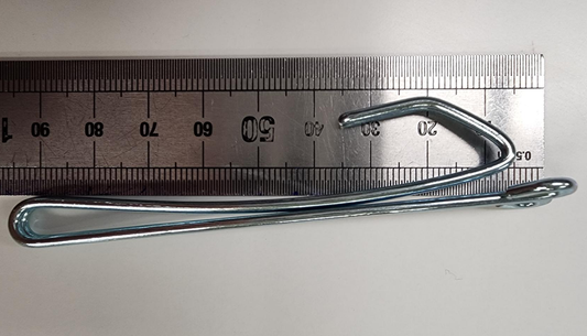 Two prong heavy duty metal curtain hook 4073 (13mm offset)