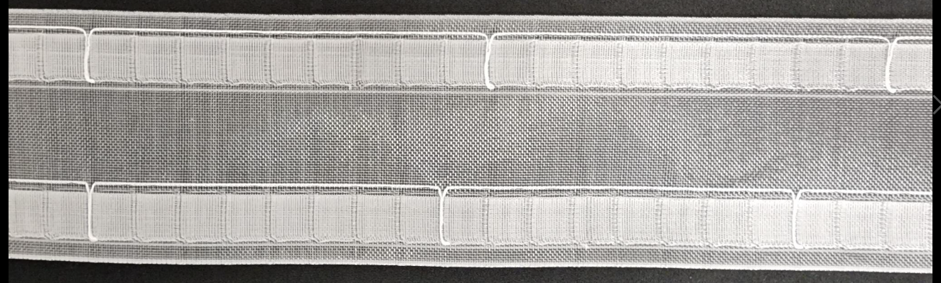 Clear Wavefold Curtain Header Tape