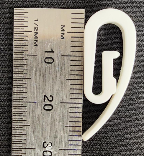Nylon Curtain Gather Hooks 28mm