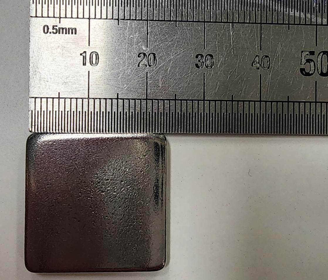 Stainless steel curtain weight square 24mm