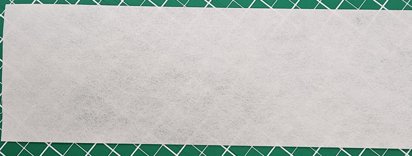 Pleated curtain header tape 100mm non woven heavy duty