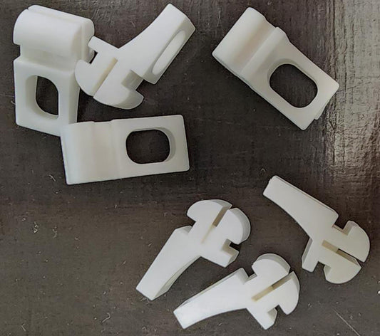 Standard curtain track runner white